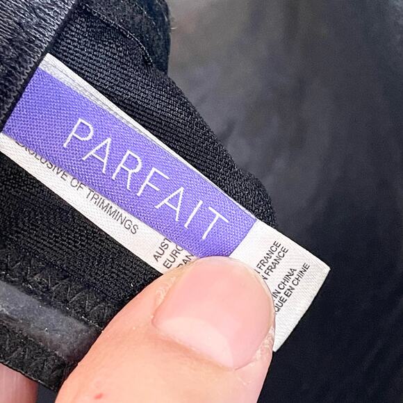 PARAFAIT Women's Black Convertible Underwear Push-Up Strapless Bra Size 42DDD - Picture 3 of 9